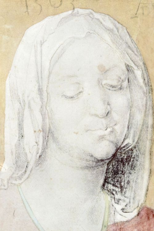 Drer, Albrecht: Kopf der Maria