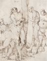 Dürer, Albrecht: Studienblatt mit sechs nackten Figuren