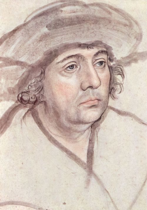Cranach d. ., Lucas: Portrt eines Mannes mit breitkrempigem Hut