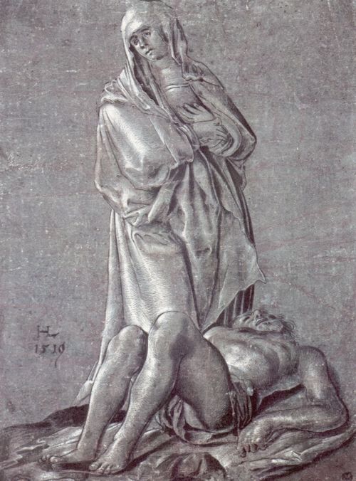 Leu d. J., Hans: Traurende Maria neben dem Leichnam Christis