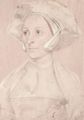 Holbein d. J., Hans: Porträt einer englischen Dame mit Hut und Schaube
