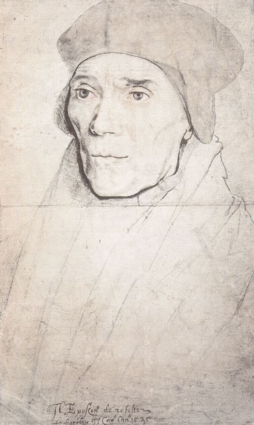 Holbein d. J., Hans: Portrt des Kardinals John Fischer, Bischof von Rochester
