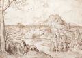 Bruegel d. Ä., Pieter: Landschaft mit einer »Ruhe auf der Flucht nach Ägypten«