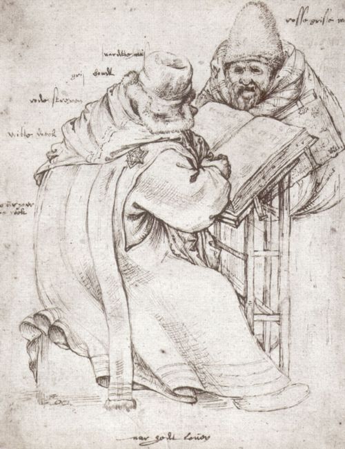 Bruegel d. ., Pieter: Zwei Rabbiner