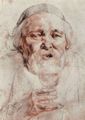 Jordaens, Jakob: Kopf eines trinkenden alten Mannes (Portrt des Adam van Noort)