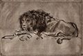 Rembrandt Harmensz. van Rijn: Ruhender Löwe