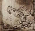 Rembrandt Harmensz. van Rijn: Die Befreiung Petri aus dem Gefngnis