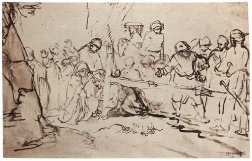Rembrandt Harmensz. van Rijn: Die Kreuztragung