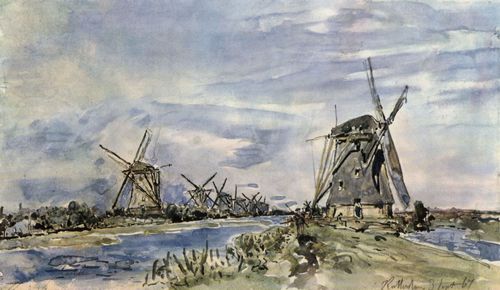Jongkind, Johan Barthold: Windmühlen