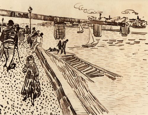 Gogh, Vincent Willem van: Die Eisenbrcke bei Trinquetaille an der Rhne