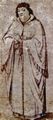 Französischer Meister der 2. Hälfte des 15. Jahrhunderts: Stehender Geistlicher mit gefalteten Händen