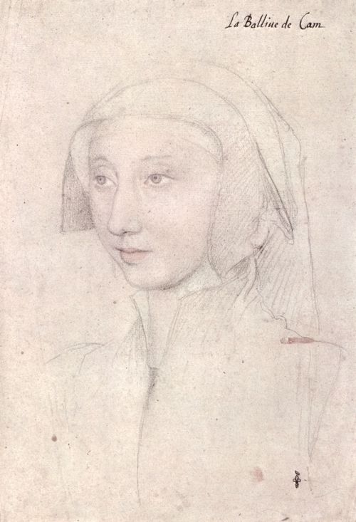 Clouet, Jean: Portrt der Aime Motier de la Fayette, Witwe des Bailli von Caen