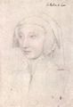 Clouet, Jean: Porträt der Aimée Motier de la Fayette, Witwe des Bailli von Caen