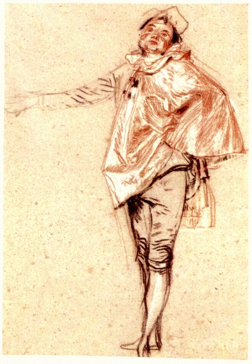 Watteau, Antoine: Stehende mnnliche Figur