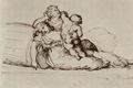 Géricault, Jean Louis Théodore: Studie zum »Floß der Medusa«, Familiengruppe