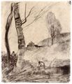 Corot, Jean-Baptiste Camille: Die grosse Birke, Erinnerung an Ariccia