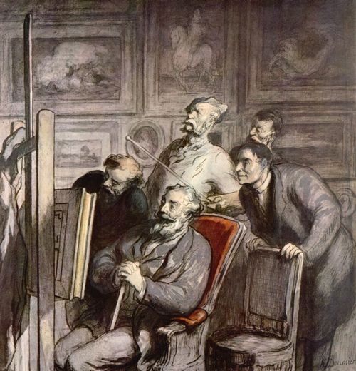 Daumier, Honor: Die Kunstliebhaber
