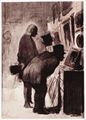 Daumier, Honoré: Die Kunstkenner (Kunstliebhaber im Maleratelier)