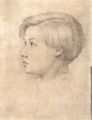 Degas, Edgar Germain Hilaire: Porträt des jungen René de Gas, im Profil