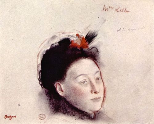 Degas, Edgar Germain Hilaire: Portrt der Madame Lisle