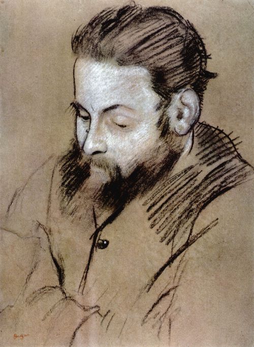 Degas, Edgar Germain Hilaire: Portrt des Diego Martelli