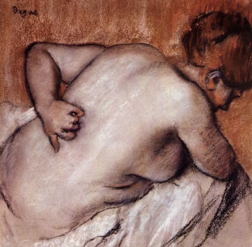 Degas, Edgar Germain Hilaire: Weiblicher Halbakt