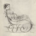 Renoir, Pierre-Auguste: Frau im Schaukelstuhl