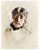 Morisot, Berthe: Selbstportrt