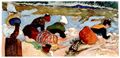 Gauguin, Paul: Wäscherinnen in Arles