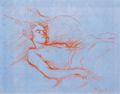 Toulouse-Lautrec, Henri de: Schlafende Frau im Bett