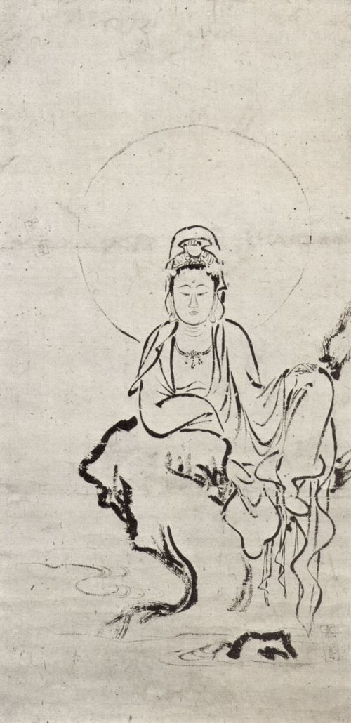 Meister der Kamakura-Periode der ersten Hlfte des 14. Jahrhunderts: Weigekleidete Kwannon