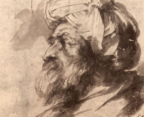 Rubens, Peter Paul: Kopf eines Mannes mit Turban im Profil