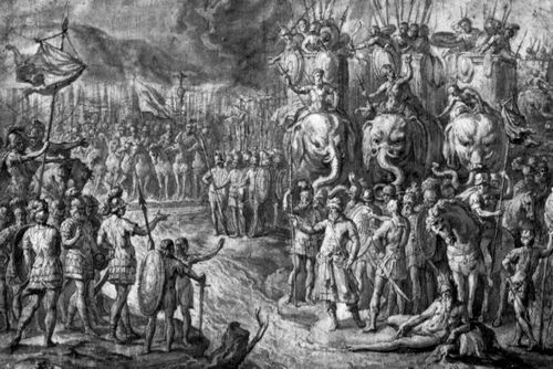 Rubens, Peter Paul: Die Begegnung von Scipio und Hannibal