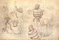 Botticelli, Sandro: Dante und Virgil bei den gefesselten Giganten