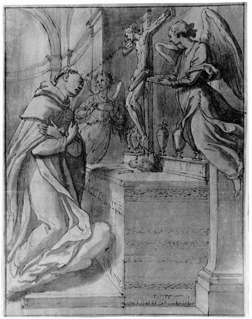Buti, Lodovicio: Der Hl. Thomas von Aquin vor dem Kruzifix