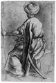 Curradi, Francesco: Rückenfigur eines Sitzenden mit Turban