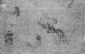 Raffael: Krönung des Hl. Nikolaus von Toelntino, Studie, Hände der Heiligen Nikolaus und Augustinus