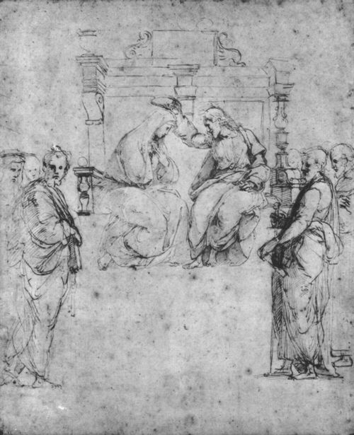 Raffael: Marienkrnung mit Hl. Petrus und Paulus und Hl. Hieronymus und Franziskus