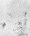 Rembrandt Harmensz. van Rijn: Adam und Eva nach dem Sndenfall