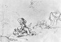 Rembrandt Harmensz. van Rijn: Kain erschlägt Abel