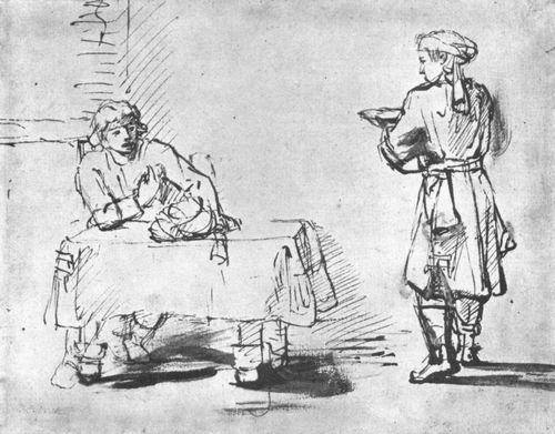 Rembrandt Harmensz. van Rijn: Esau verkauft sein Erstgeburtsrecht