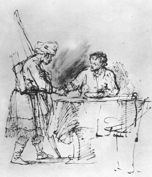 Rembrandt Harmensz. van Rijn: Esau verkauft sein Erstgeburtsrecht
