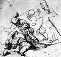 Rembrandt Harmensz. van Rijn: Sterbender Krieger (Goliath)