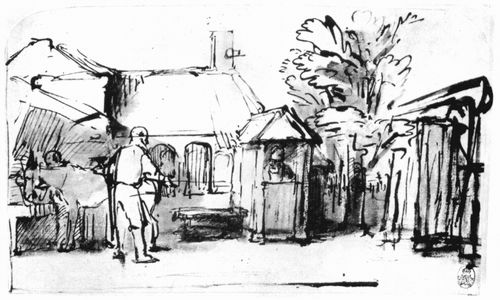 Rembrandt Harmensz. van Rijn: Die Abreise des ungehorsamen Propheten