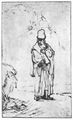 Rembrandt Harmensz. van Rijn: Elia vor der Felsenhöhle am Horeb