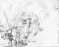 Rembrandt Harmensz. van Rijn: Aufbruch zur Flucht nach Ägypten