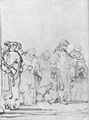 Rembrandt Harmensz. van Rijn: Jesus zwischen Jüngern und Pharisäern