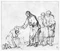 Rembrandt Harmensz. van Rijn: Heilung des Ausstzigen