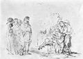 Rembrandt Harmensz. van Rijn: Leidende erflehen Jesu Hilfe