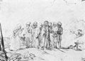 Rembrandt Harmensz. van Rijn: Jesu und das kananäische Weib